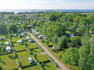 Campsite with the Baltic in the background (added by manager 14 Nov 2023)