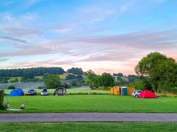 Visitor image of the sunrise from their tent (added by manager 17 Oct 2023)