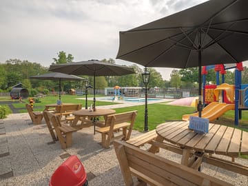 Terrace by the play area (added by manager 10 Apr 2019)