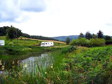Pitches by the pond