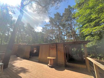 Our Forest Barn with wood burner and licenced Bar