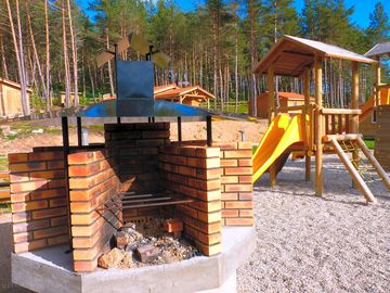 Barbecue area and playground