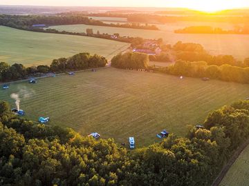 Sunset at the campsite