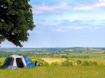 View from the camping field