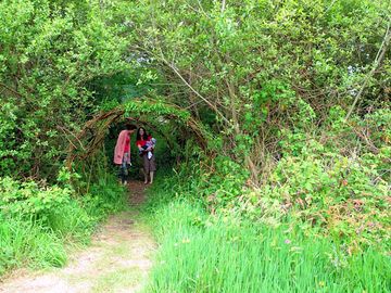 Entrance to the woodland walk