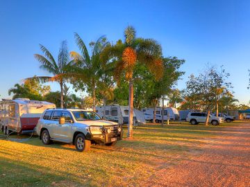 Electric grass and earth touring pitch