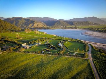 Aerial view looking towards the mokihinui river