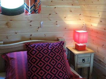 Cosy camping pod