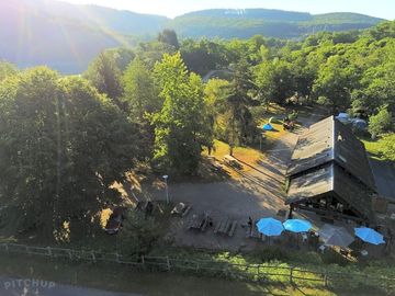 Aerial view of the site