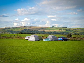 Spacious pitches with a view