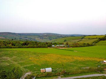 Aerial view of the site