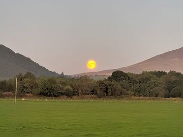 Sunset at the site