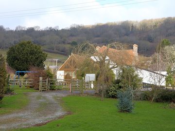 The site surrounded by the mendip hills