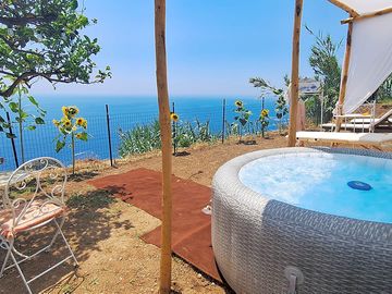 Hot tub with a view