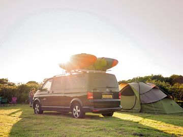 Non-electric grass campervan pitch