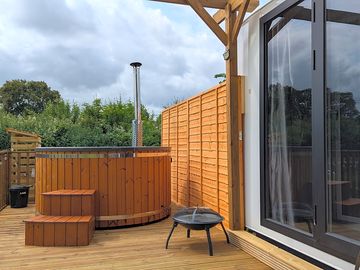 Adventure pod private hot tub
