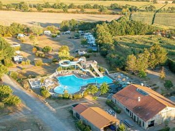 Aerial view of the site