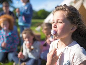 Toasting marshmallows