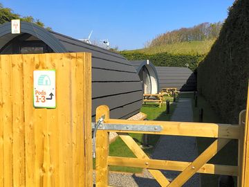 Luxury glamping pods 1-3