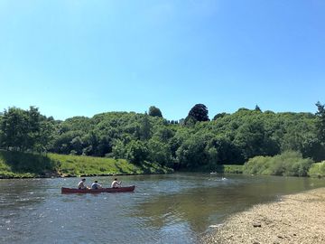 Gravel beach canoe launch