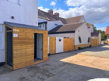 Elsan point and drinking water hut