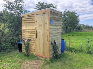Private toilet for each pitch