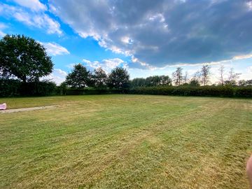 Well-maintained field