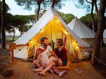 Bell tent for two
