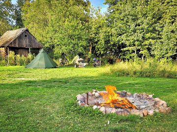 Pitches near the firepit