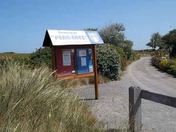 Entrance to the site