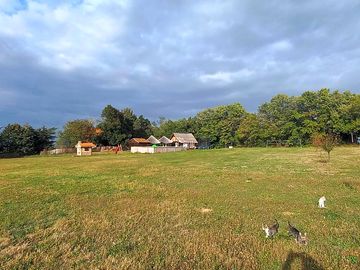 View across the camping field