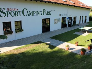 Main building and reception