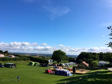 View over the park