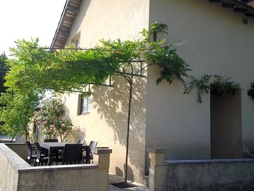 Outside