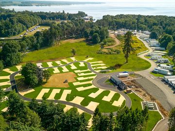 Touring pitches from above
