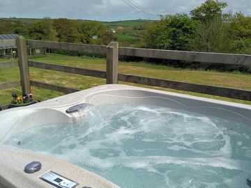 Hot tub with a view