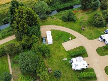 Aerial view of pitches 1-3
