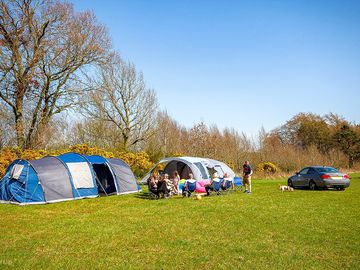Large tents on easter weekend