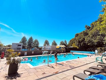 Pool on a sunny day