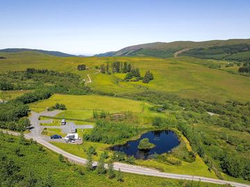 Aerial view of the site