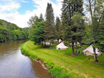 Bell tent exterior