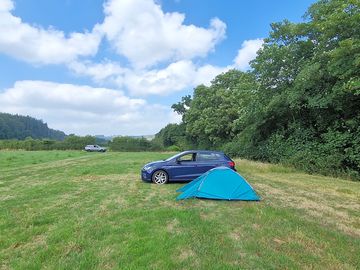 Spacious grassy pitches