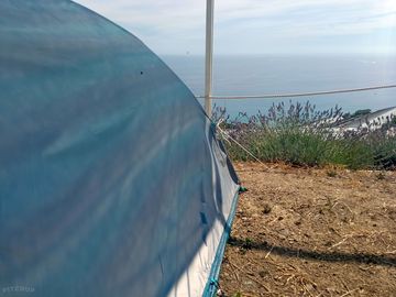 Pitches with sea views