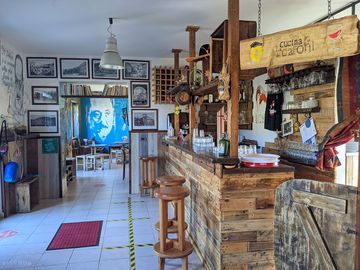The site's bar