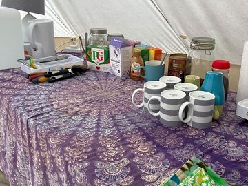 Tea and coffee area