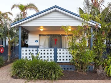 Exterior with a patio