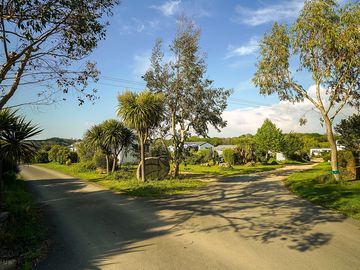 Walking around the site