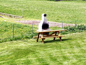 Barbecue and seating