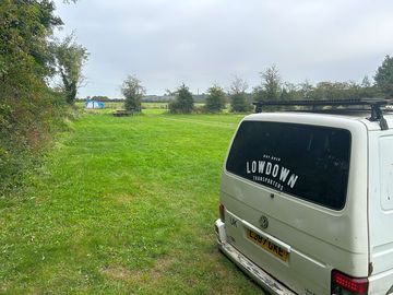 Even from the lower field can see for miles