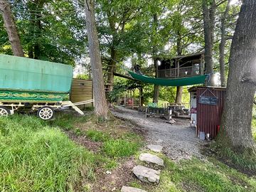 Copse camp from the gate